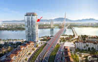 Căn studio P2 tầng 21, 40m2 View Cầu Rồng, Sông Hàn, Hướng Bắc, ngay Trần Thị Lý
