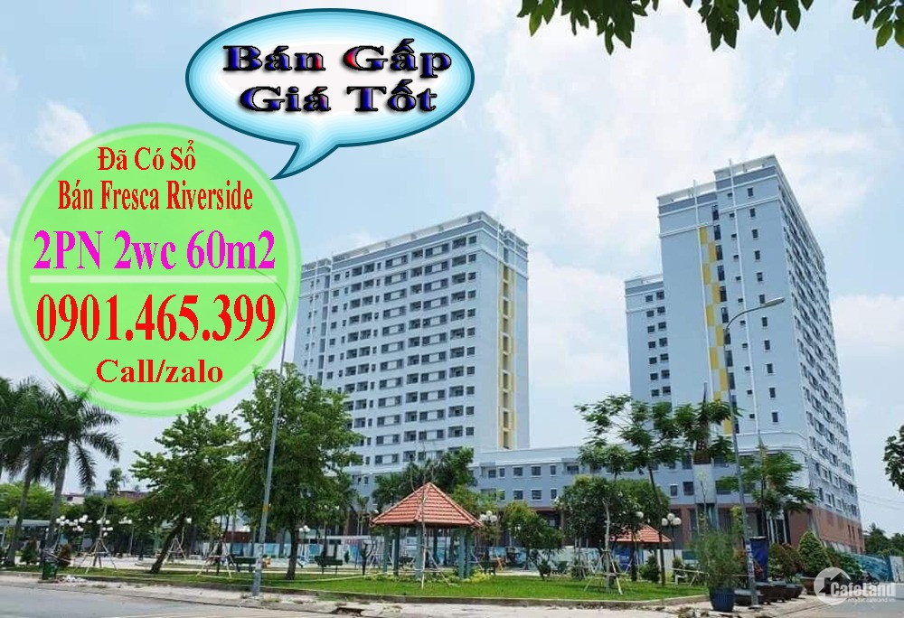 Bán nhanh căn hộ 60m2 view hồ bơi, 2PN 2WC Giá 2 tỷ Có Sổ, Tặng Full nội thất