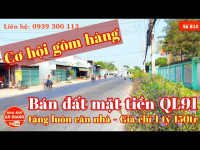 Số 81 Đất nền mặt tiền QL 91 Vĩnh Thạnh Trung, Châu Phú, An Giang