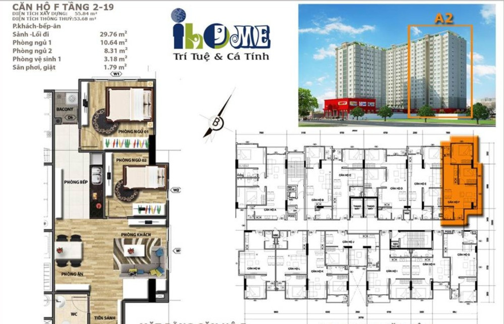 Khách Chuyển Chỗ Ở Gửi Bán Căn Hộ Ihome Chợ Thạch, Để Lại Nội Thất.