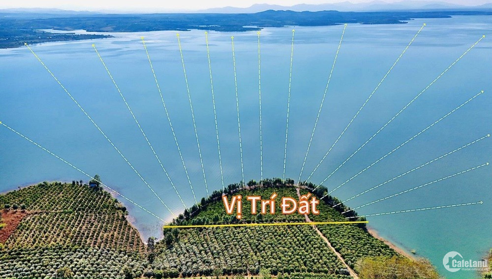 Bán đất view hồ 3 mặt tiền, xe hơi vào tận nơi, cách Chợ, trường cấp 1,2,3 5phut