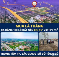 bán lô đất nền dự án lam sơn , tp bắc giang