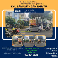 Cho thuê nhà mặt tiền Trương Vĩnh Ký 80m2, 1Lầu, 22Triệu - Khu SẦM UẤT