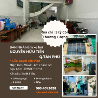 CHÍNH CHỦ bán nhà HXH Nguyễn Hữu Tiến 55m2, 1Lầu, 5tỷ