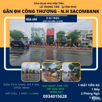 Cho thuê nhà mặt tiền Lê Trọng Tấn 64m2, 1Lửng, 20Triệu, gần ĐH Công Thương