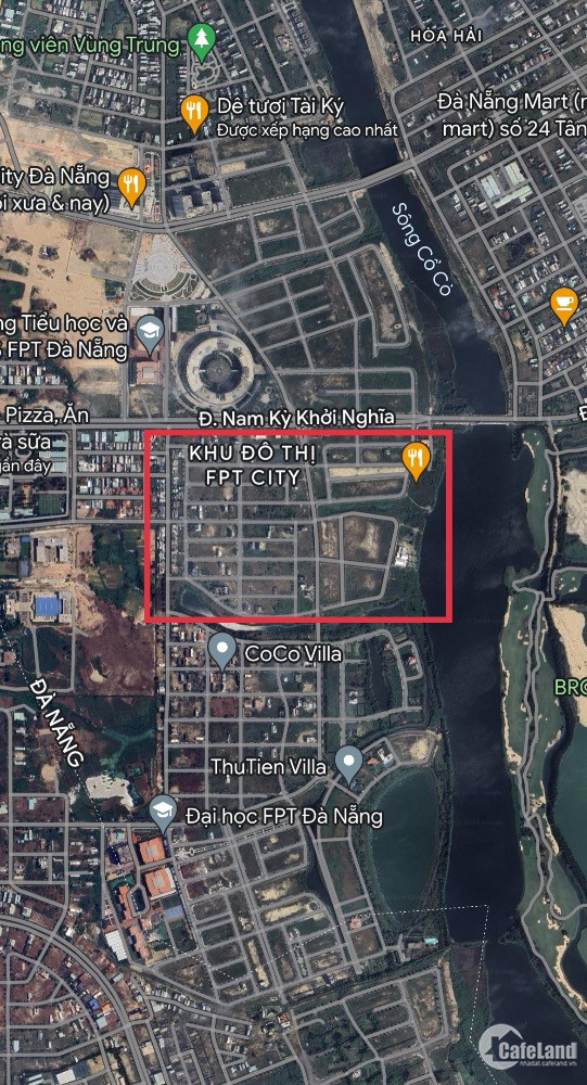 Đất nền khu V5 FPT City Đà Nẵng giá rẻ dễ đầu tư sinh lời chỉ 2,85 tỷ Sổ sẵn