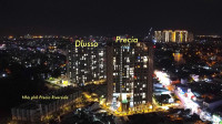 Duplex Precia. Căn hộ tầng thượng, view sông và Bitexco