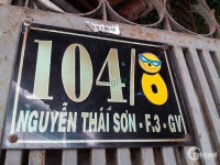 215M2 13 TỶ 104/8 NGUYỄN THÁI SƠN P. 03 NHÀ VƯỜN NGAY BV 175