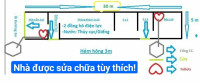 Nguyên tầng Trệt 150m2(5x30), 2 mặt tiền: 337 Lê Quang Định, P.5, Bình Thạnh