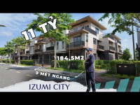 Nhà Phố Izumi City mua trực tiếp CDT | Căn góc diện tích lớn siêu đẹp