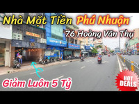 Bán nhà mặt tiền đường Hoàng Văn Thụ, Phú Nhuận, 99m2 (4.7x22m) 4 tầng, 21.5 Tỷ