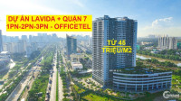 CĂN HỘ LAVIDA PLUS QUẬN 7, CĂN HỘ 2,6 TỶ, OFFICETEL 1,4 TỶ, VAY 70%, BÀN GIAO 20