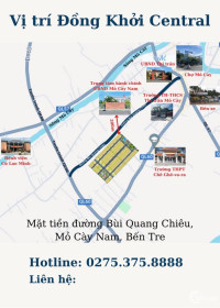 CĐT CHÍNH THỨC MỞ BÁN KDC MỎ CÀY NAM