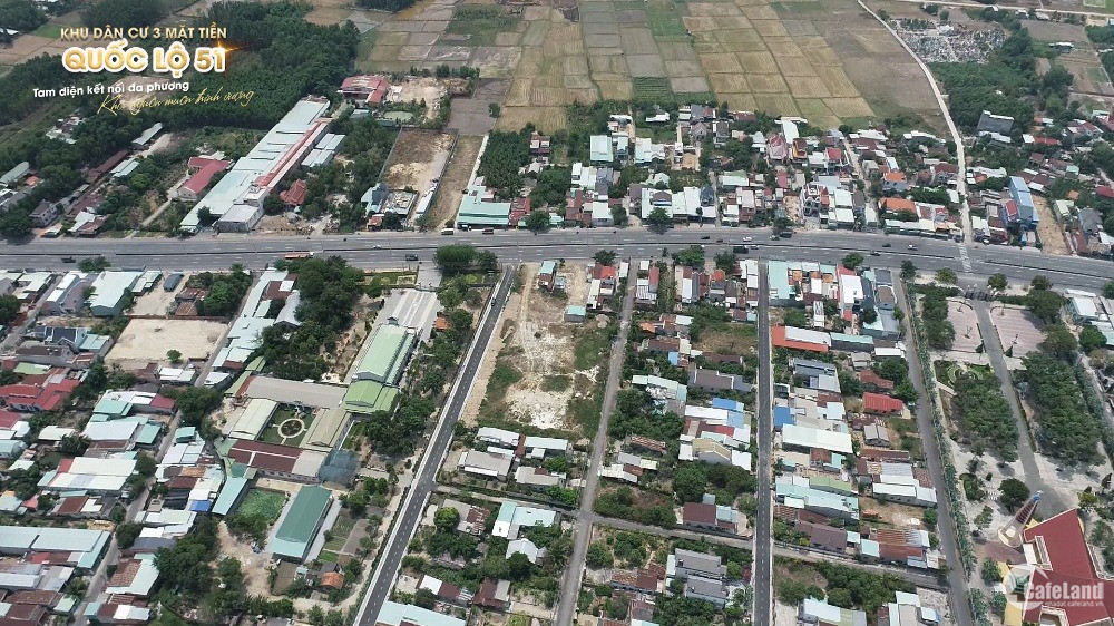 Bán đất có thổ cư ngay trung tâm Thị xã Phú Mỹ - Vũng Tàu, giá đầu tư