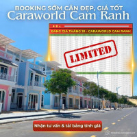 Chính thức nhận booking đầu tiên suất ngoại giao dự án Caraworld Cam Ranh