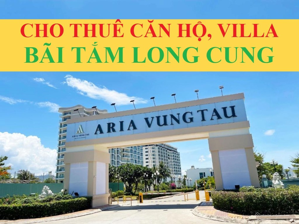 CHO THUÊ ARIA VŨNG TÀU CĂN HỘ 2PN - 1.5 TRIỆU /ĐÊM, VILLA  5 TRIỆU, NHÌN BIỂN