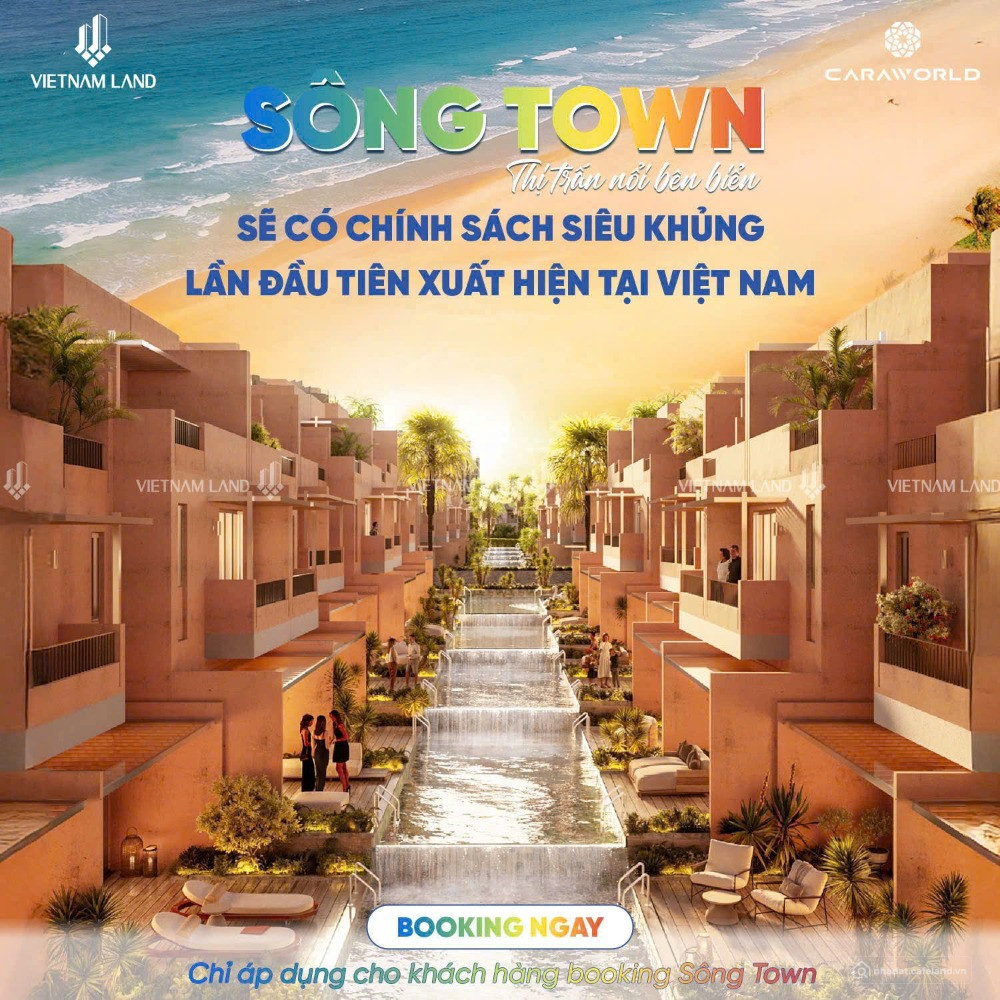 Nhà phố biển sông Town - mặt biển Bãi Dài - Sở hữu lâu dài