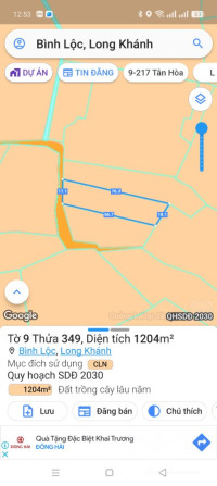 Còn mấy thửa đất Bình Lộc, TP Long Khánh cần bán gấp Quý vị liên hệ mình xem đất