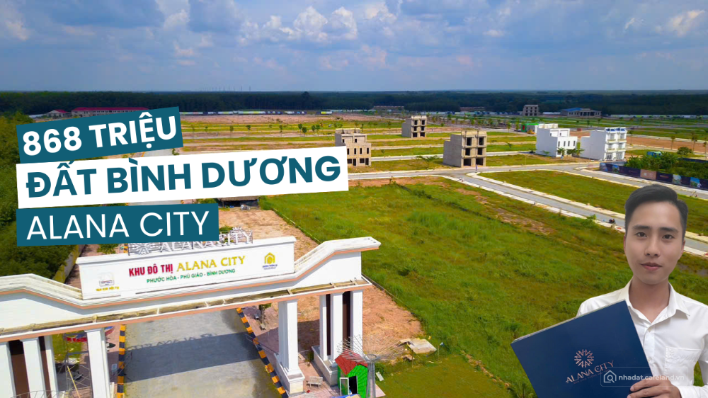 khu đô thị Alana City, giá chỉ 868 triệu, có hỗ trợ vay ngân hàng, ngay ĐT 741