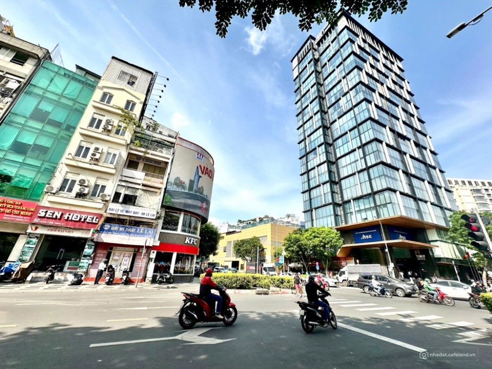 Quận 1, mặt tiền Lê Lai, phường Bến Thành, 80m2, 5 tầng, 68 tỷ TL