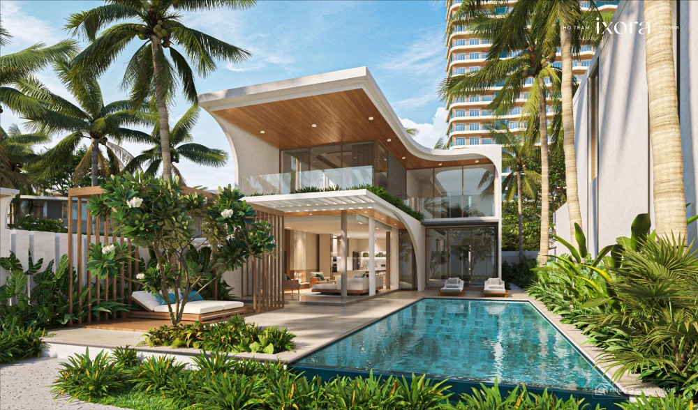 Bán biệt thự biển beachview villa Ixora Hồ Tràm 350m2 thanh toán giãn 7 năm