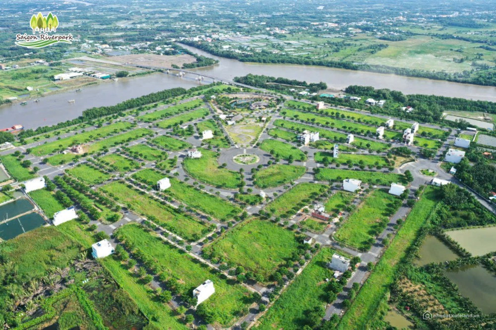 ĐẤT NÊN - SỔ ĐỎ KDC SÀI GÒN RIVERPARK - TT CẦN GIUỐC - LONG AN - 100m2 - 2 TỶ