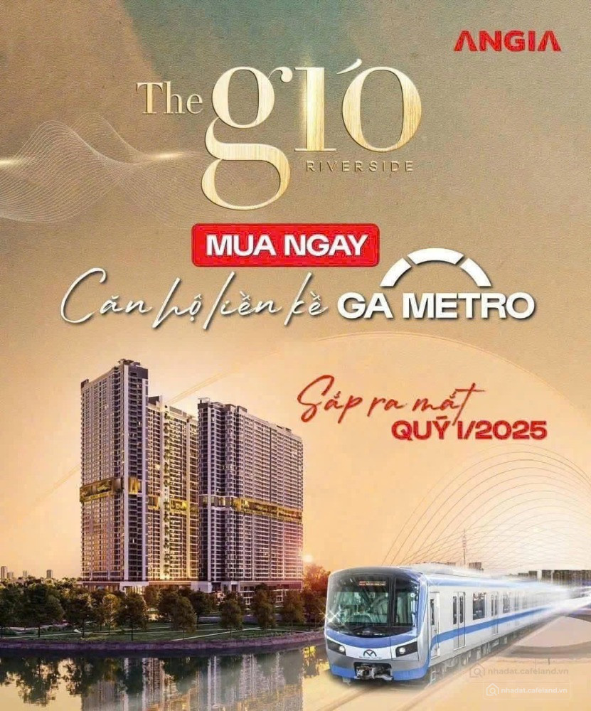 Chỉ từ 1.6 tỷ! Sở hữu ngay căn hộ vùng ven tp hcm tại The Gió Riverside BD