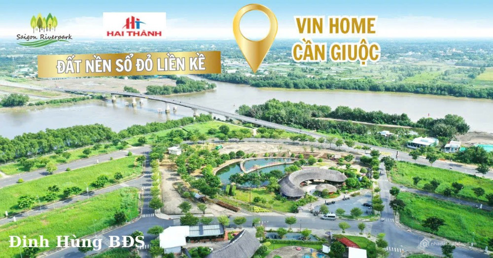 Đất nền - Sổ đỏ Saigon Riverpark - liền kề dự án Vinhomes 1100ha - đường QL50