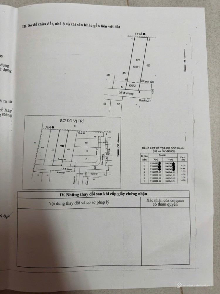 Quận 6- Hậu Giang Khu Phân lô DT4x17m chỉ hơn 4T.