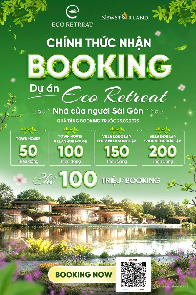 Eco Retreat Long an không gian sống đẳng cấp chuẩn resort xanh