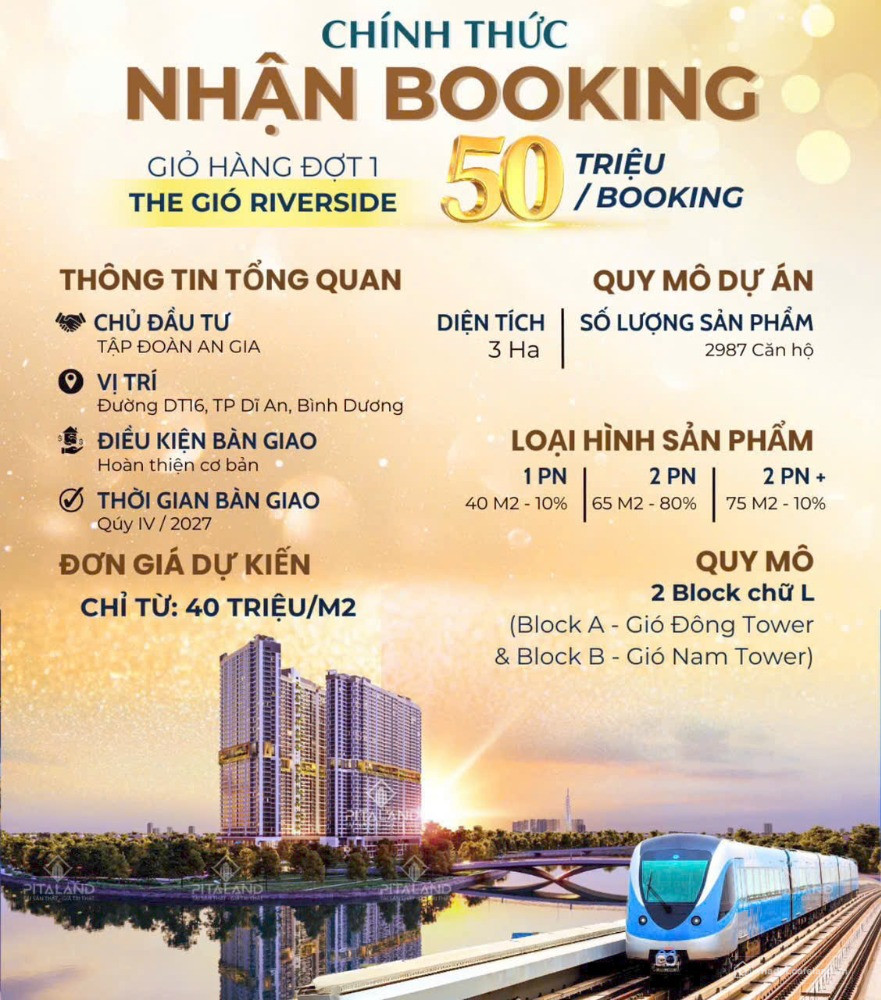 SỞ HỮU NGAY CĂN HỘ CAO CẤP NGAY TUYẾN VÀNH ĐAI 3 - THE GIÓ RIVERSIDE