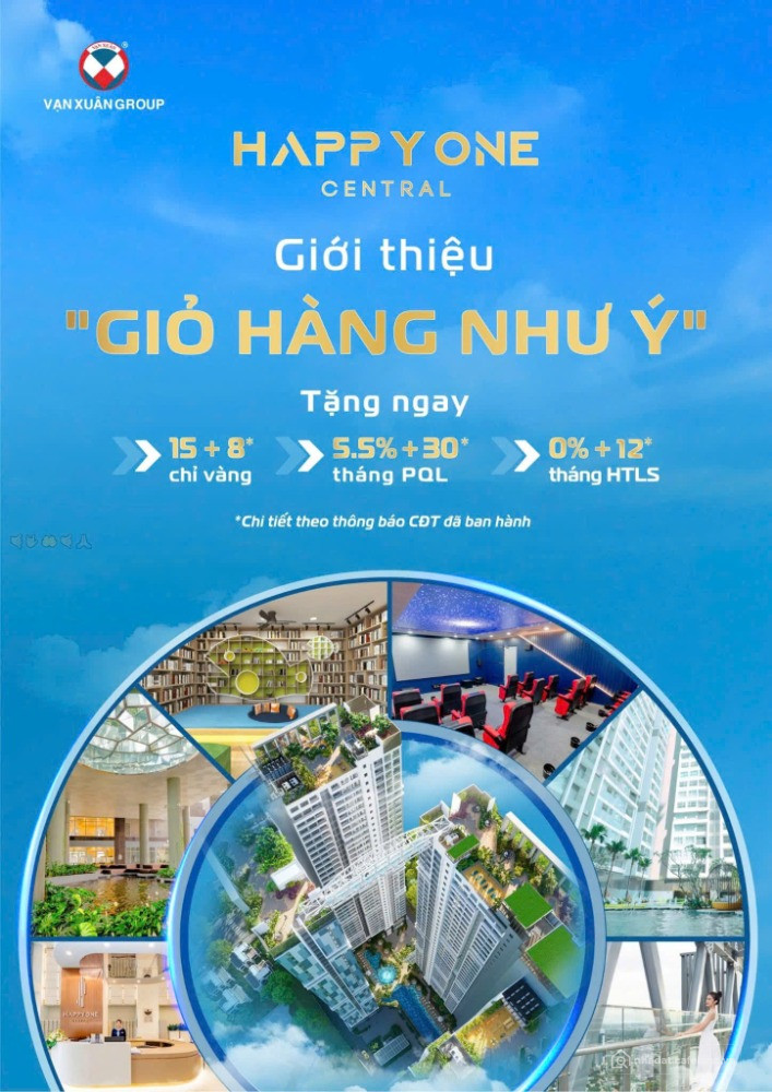 Căn hộ Happy One Central vị trí trung tâm Thủ Dầu Một tiện ích vượt trội