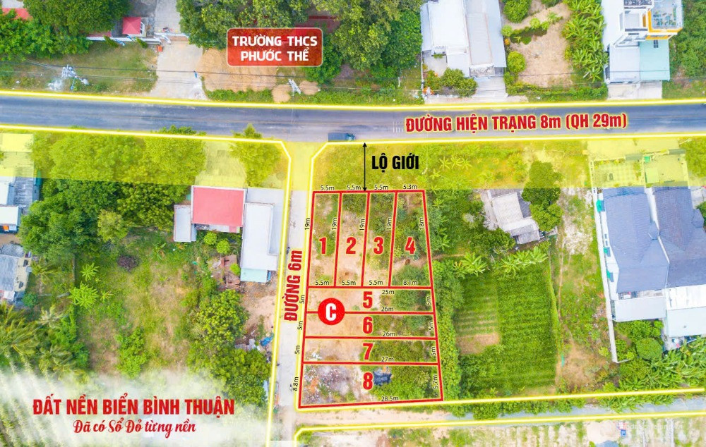 BÁN NHANH: Lô Đất Biển Tuy Phong, Bình Thuận – Giá Chỉ 240 Triệu, Thổ Cư 100%!