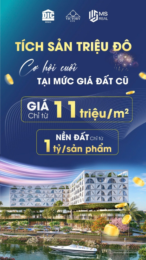 Đất nền dự án khu dân cư DIC Victory City, Vị Thanh, Hậu Giang - Đã có sổ hồng