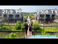 Biệt thự kênh đào tại dự án Waterpoint | Dòng sản phẩm Signature ven kênh đào