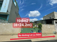 BDS HVL Đất mặt tiền hẻm 280 Lò Lu, P.Trường Thạnh Q9
