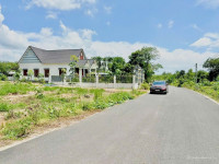 BÁN GẤP (10X45)=450M ĐẤT THỔ CƯ, SHR NGAY THỊ XÃ, SÁT CHỢ, ỦY BAN. GIÁ 195TR/ SỔ