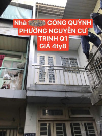 Top nhà nhỏ xinh rẻ 1 trệt 2 lầu Cống Quỳnh Q1 TP.HCM