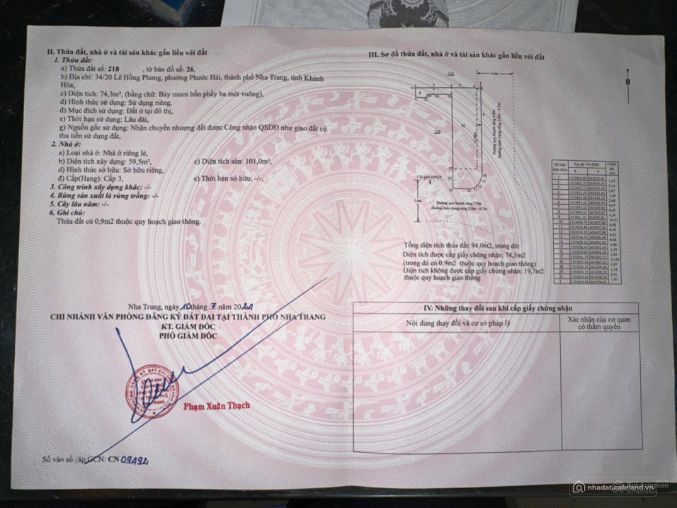 Bán Nhà Căn Góc Đường Đồng Nai - Phước Hải, Nha Trang, Giá 4.8 Tỷ - Gần Biển,