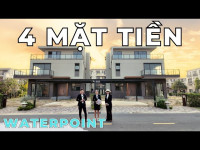 Biệt thự Hoa Hậu 4 mặt tiền dự án Waterpoint Long An mua giá gốc CDT