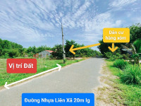 Cần bán đất thổ cư măt tiền đường nhựa liên xã 20m, Huyện Tân Biên, Tây Ninh
