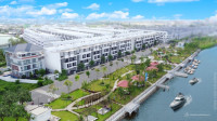Bán nhà phố ven sông Vàm Cỏ Đông trung tâm thị trấn