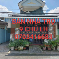 Bán nhà trọ mặt tiền giá:980.triệu phòng cho thuê 12 1tháng cho thuê ful