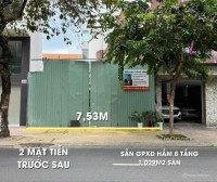 Bán khuôn đất 2MT Nguyễn Đình Chiểu, phường 5 quận 3, DT 7,53 x 23,99m, KC hầm 8