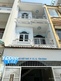 BÁN NHÀ CHÍNH CHỦ-HẺM RỘNG- SÁT MẶT TIỀN HOÀNG BẬT ĐẠT-TÂN BÌNH-DT 4M X15-3 TẦNG