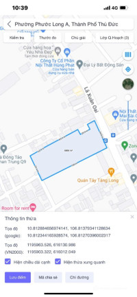 BDS HVL CHO THUÊ 7000 M² MTKD Lã Xuân Oai 54x133m CÓ 200M2 THỔ GIÁ 110TR/TH