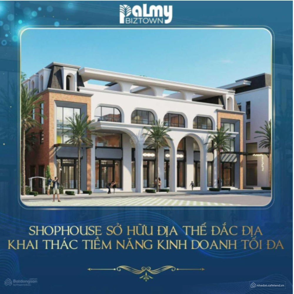 Bán Shophouse Palmy Biztown – HDB Thanh Trì 80m² – Giá chỉ 148 triệu/m²