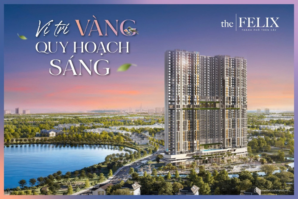 Chỉ cần vốn 20% sở hữu ngay căn hộ The Felix vị trí đẹp - trả góp chỉ 3.9tr/th