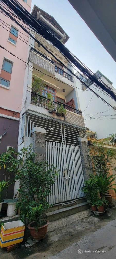 NHÀ ĐẸP KIÊN CỐ VÔ Ở NGAY - HẺM XE HƠI P24 – TRUNG TÂM BÌNH THẠNH 4 TẦNG 4PN