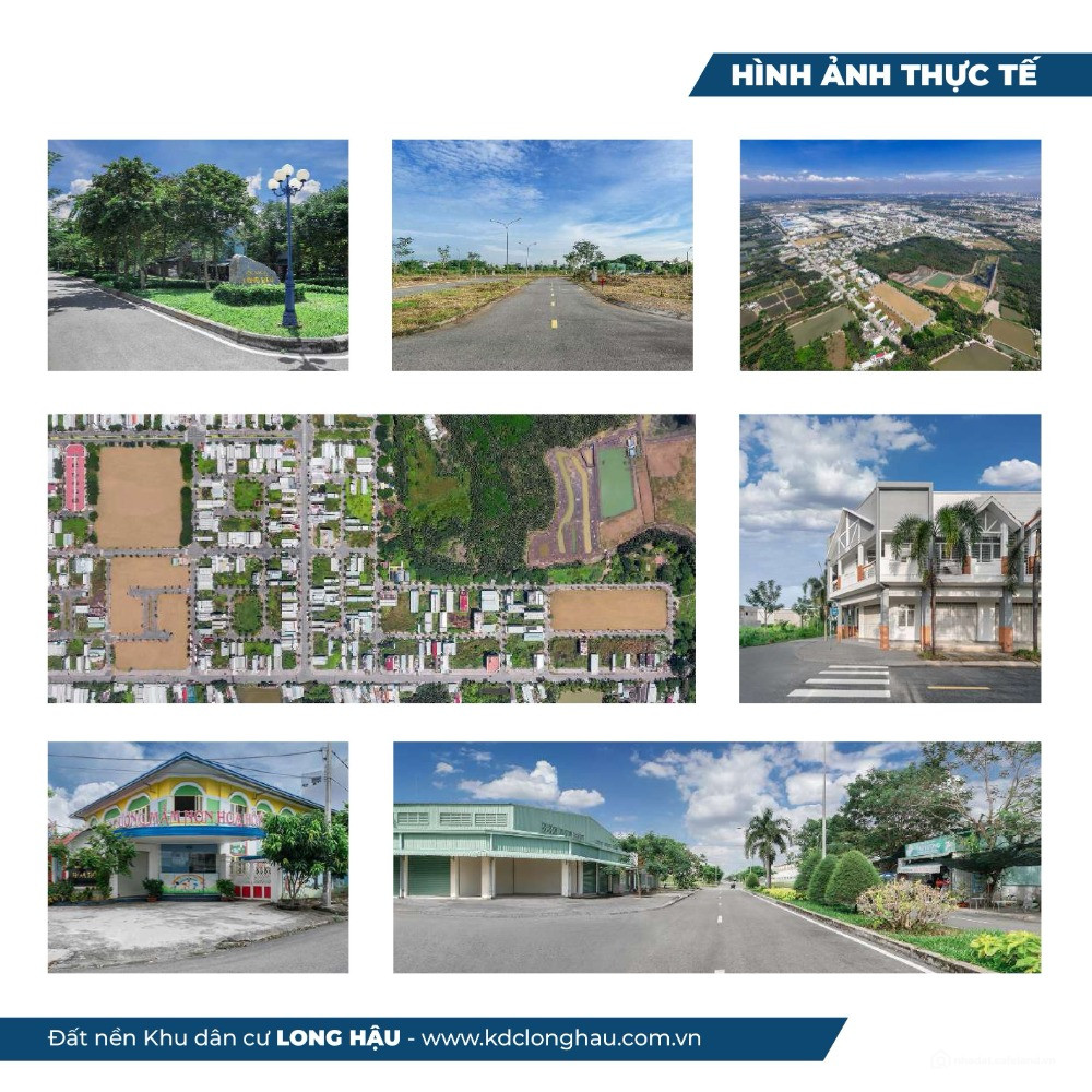 Mở bán năm 2025 các nền vàng tại KDC Long Hậu - Long An - sổ đỏ - vay BIDV 70%